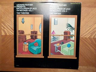 Mca 2 Lp Record 4061/leonard Feather Presents Encyclopedia Of Jazz Vol 1/2/ex,