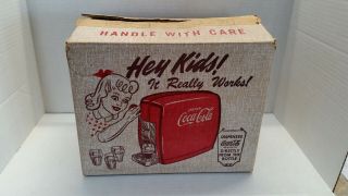 Vintage Kids Toy Coke Dispenser 1950’s