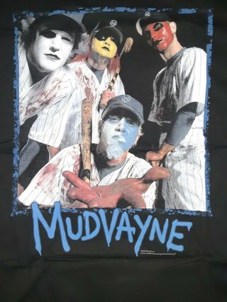 Mudvayne T - Shirt Xl 2002 With Tag Vintage " Can You Count, .