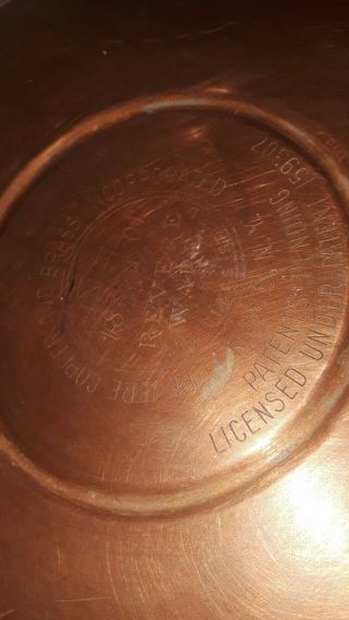 Vintage Revere Ware Copper Bottom Whistling Tea Kettle Patents Pend (P908) p3 2