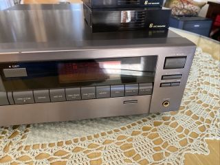 90s Vintage JVC 6,  1 Automatic Changer XL - M405 Silver Gray CD Player,  6disk 3