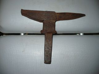 Small Early " Stake Anvil " Forged Blacksmith Jeweler Tinsmith Vintage Iron 4 Lb.