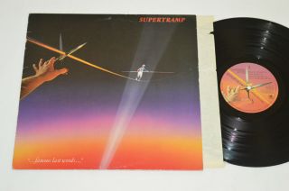 Supertramp.  Famous Last Words.  Lp 1982 A&m Records Canada Vinyl Sp - 3732 Vg