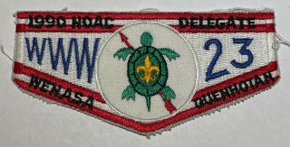 Oa Lodge 23 Wenasa Quenhotan 1990 Noac Flap Boy Scout Mw2