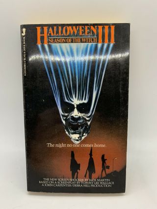 Halloween Iii Season Of The Witch Jack Martin 1982 1st Ed Jove Vintage Horror Pb