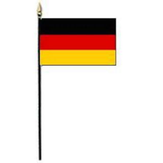 Germany Desk Flag 4 " X 6 " Inches Order With Or Without Stand