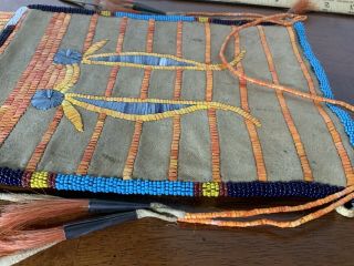 Beaded / Quilled Pipe Bag.  Native American Plains Style. 3