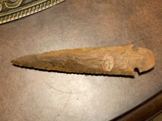 Large Authentic Kentucky Indian Arrowhead Pre 1600.