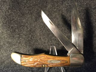 Vintage 1940 - 64 Case Xx 5265 Folding Hunter Stag Folding Knife