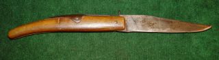 Antique Late 18th Or 19th Century French Clasp Knife