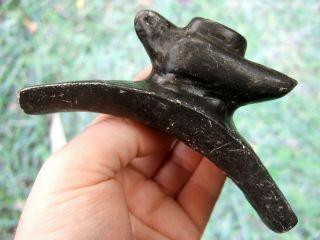 Fine Historic Transition Tennessee Bird Effigy Platform Pipe With Arrowheads