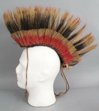 Authentic Handmade Woodland Indian Brave Warriors Ceremonial Roach Headdress