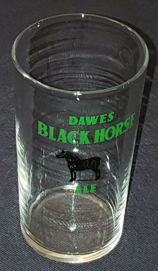 Vintage - Dawes Brewery - Black Horse Ale - Beer Glass -