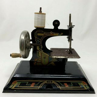 Vintage Art Deco Casige 116 Childs Toy Sewing Machine Germany British 2011022