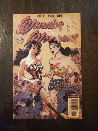 Wonder Woman 184 2002 Vf/nm - Adam Hughes Vintage Cover