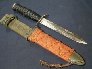 Wwii Us M3 Trench Knife Imperial Guard Mark Id 