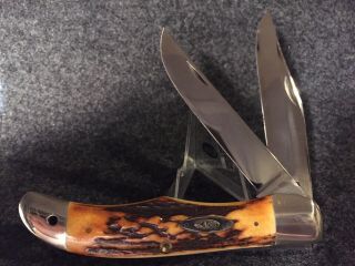 Minty Vintage 1965 - 69 Case Xx 5265 Folding Hunter Stag Folding Knife