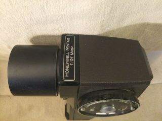 Vintage Asahi Pentax Spotmeter 1°/21° Light Meter Japan No 25133 W/ Leather Case 3