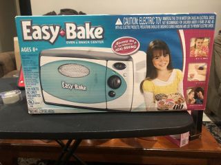 2007 Vintage Teal Easy Bake Oven With Accessories And The Box 4