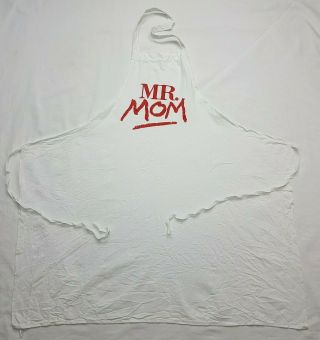 Vintage 1983 Mr.  Mom Promo Apron - Micheal Keaton John Hughes