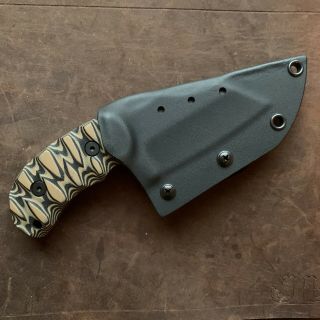 Duane Dwyer Custom Skinner Knife In Micromelt Cd1 Steel.  Strider Knives.