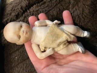 Antique G.  S.  Putnam Doll 5 " Eyes Open And Close