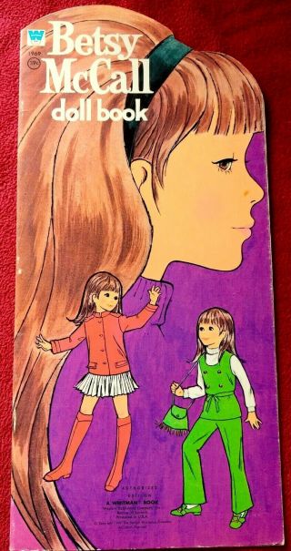 Vintage Betsy Mccall Whitman 1971 Paper Doll Book Nos