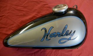 Vintage Harley Davidson Shovelhead Right Side Fuel Tank