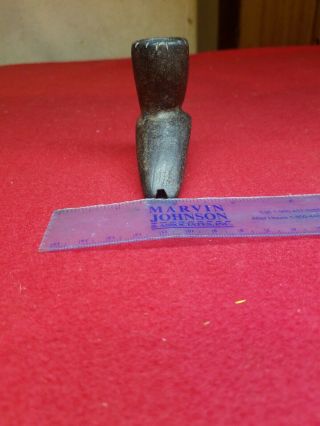 Platform Pipe Tallied Engraved South Bend Indiana Relic Artifact Arrowhead 2