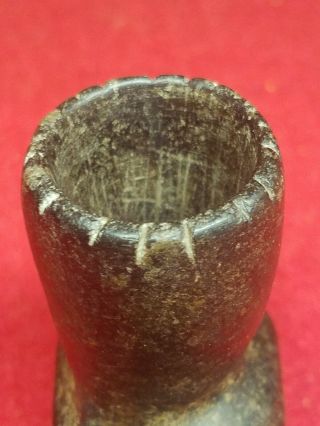 Platform Pipe Tallied Engraved South Bend Indiana Relic Artifact Arrowhead 4