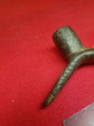 Platform Pipe Tallied Engraved South Bend Indiana Relic Artifact Arrowhead 6