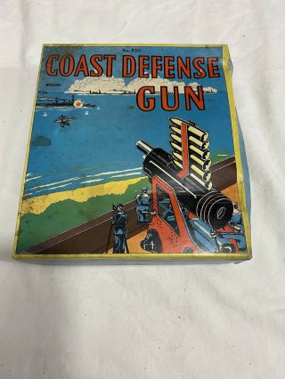 Vintage Coast Defense Gun Game By Baldwin