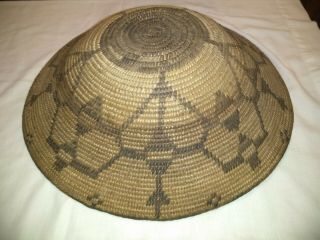 Large 1920 ' s - 1930 ' s Pima Indian Pictorial woven Basket 3