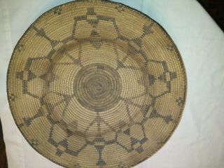 Large 1920 ' s - 1930 ' s Pima Indian Pictorial woven Basket 5