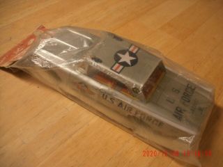 Vintage U.  S.  Air Force Toy Car Metal - Made In Japan? M.  I.  B.  Friction Motor 1960s