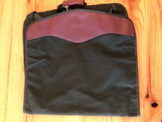 Vintage Orvis Canvas & Leather Battenkill Hanging Garment Bag Luggage