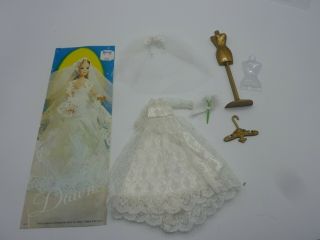 Vintage Dawn Dolls Clothes Outfit Wedding Bell Dream 0815 Dress/flowers 01