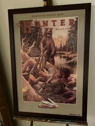Remington (Dupont) Bullet Knife Poster 