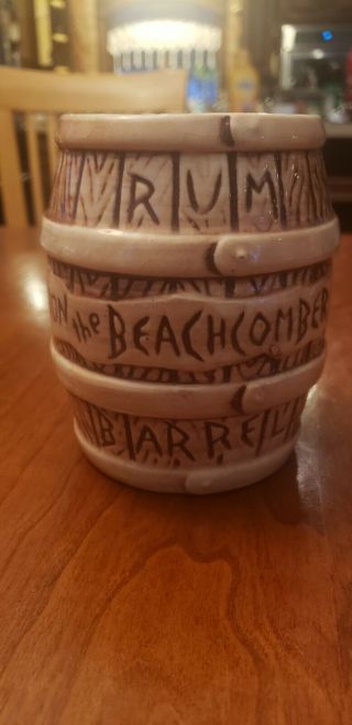 Don The Beachcomber Vintage Rum Barrel Ceramic Tiki Mug By Royal Haeger Pottery