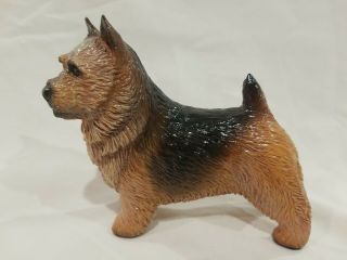 Norwich Terrier Dog Figurine Pdp Artist Signed Numbered Black And Tan