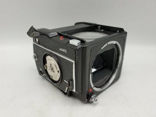Vintage Mamiya M645 Medium Format Film Camera Body Only W/ 120 Insert As - Is
