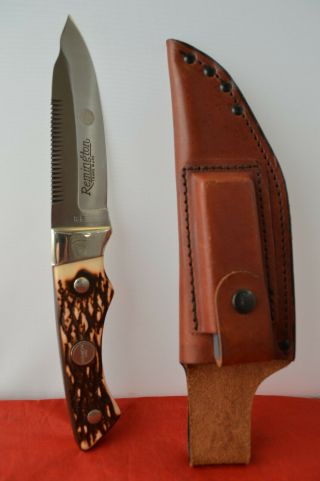Remington Umc R - 6 Fixed Blade Knife W/sheath