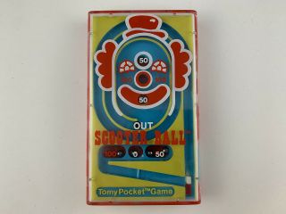 Vintage Tomy Pocket Game 7029 Scooter Ball