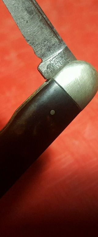 NAGLE REBLADE KNIFE CO FAUX TORTOISE KNIFE FOR PARTS/REPAIR 2
