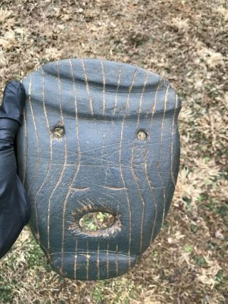 Native American Artifact Engraved Weeping Eye Mask Arrowheads