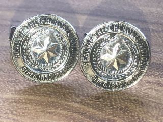 Sterling Silver Seal Of The Cherokee Nation Cuffflinks