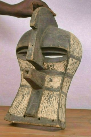 African Tribal Art,  Songye/luba Mask From Democratic Republic Of Congo
