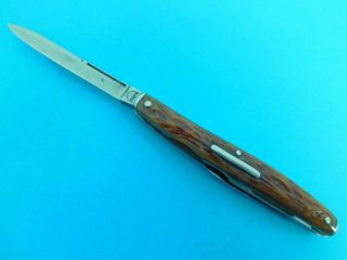 Remington Umc,  R7593,  Serpentine Jigged Bone Whittler Knife,  C.  1920 - 30’s