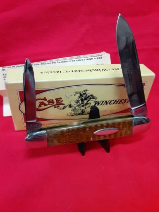 1990 Case Winchester Classic Cigar Whittler 62091 Knife Winchester Shield