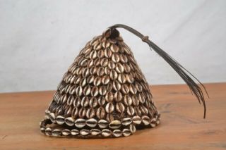 African Art,  Lega - Hat - With - Buttons - From Bwami - Society,  The Region Of Sud/kivu (drc)